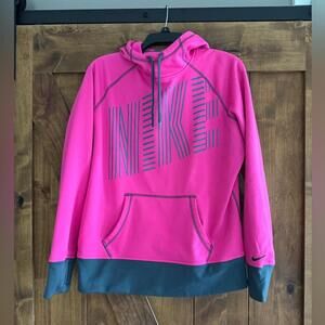 Nike Hoodie Women’s Large Pink‎ and Gray